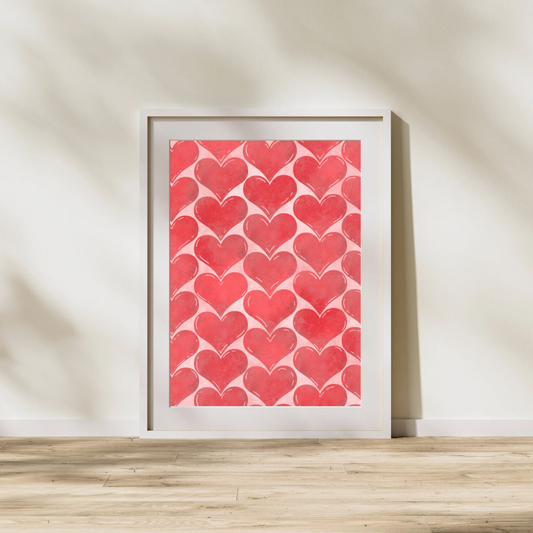 Art Print - Hearts for Days