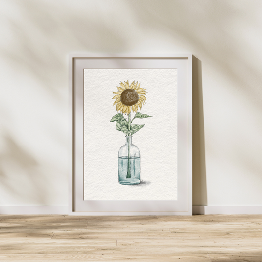 Art Print - Sunflower Simplicity Color